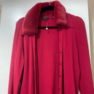 BCBG red sweater size L
